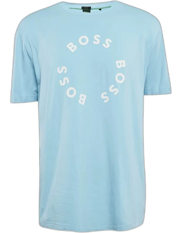 Logo Print Jersey Crew Neck T-shirt