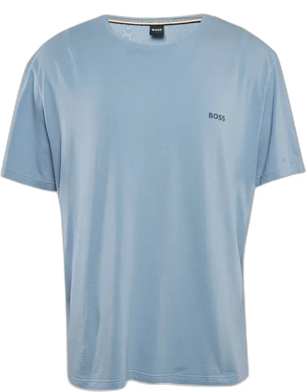 Logo Print Jersey Crew Neck T-shirt