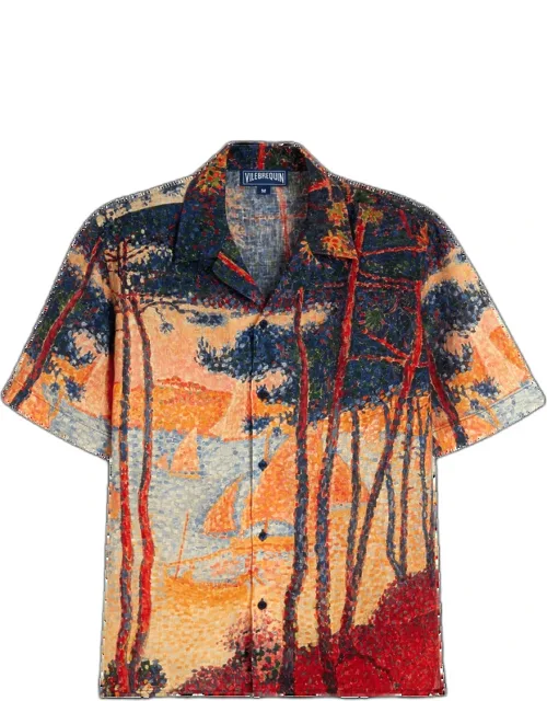 Linen Bowling Shirt