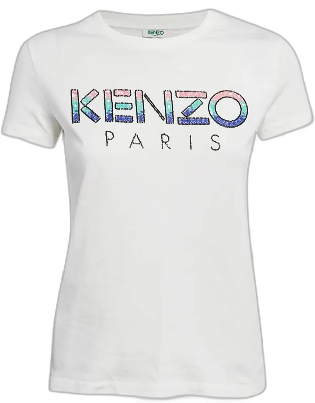 Embellished Logo Jersey T-shirt