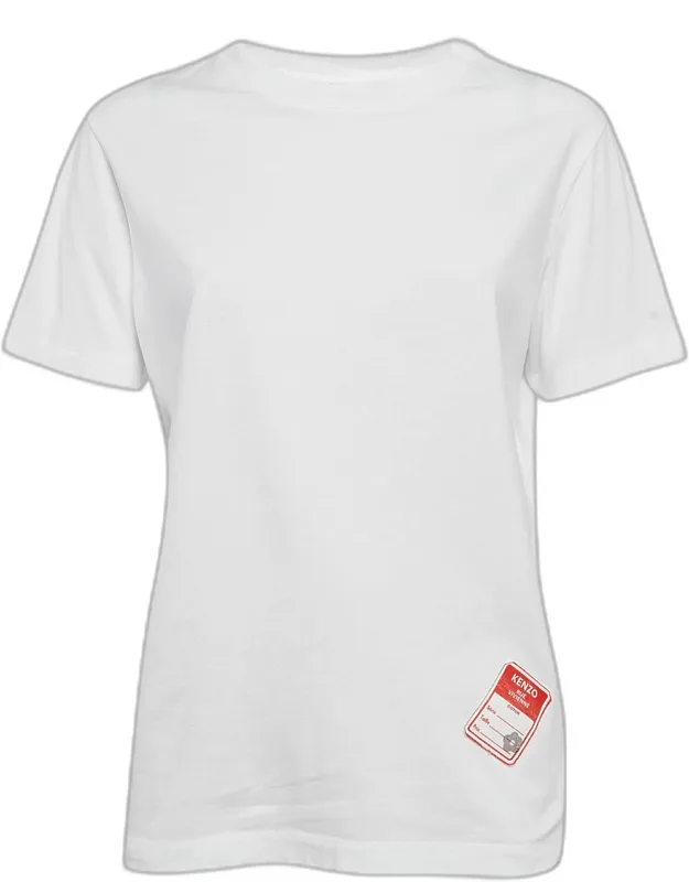 Logo Patch Jersey Crew Neck T-shirt