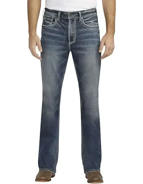Classic Fit Straight Leg Washable Jeans