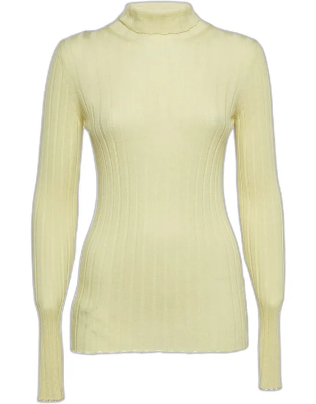 Rib Knit Turtle Neck Sweater