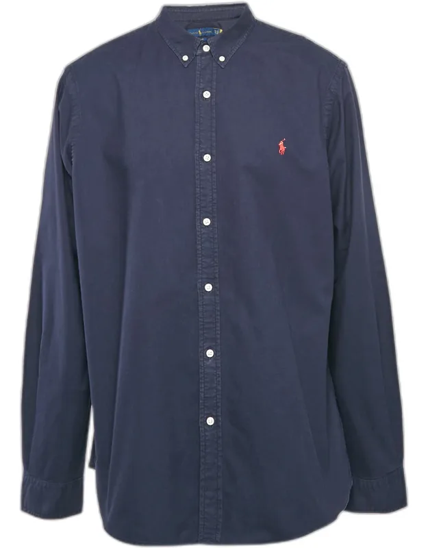 Logo Embroidered Button Down Shirt