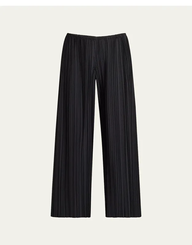 Gala Wide-leg Pleated Pants