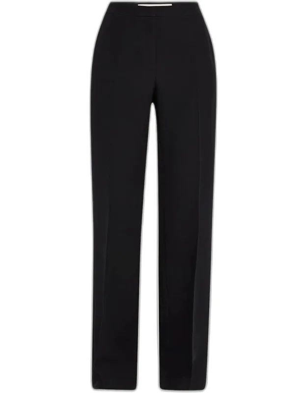 Saint Marks Straight Wool-silk Pants