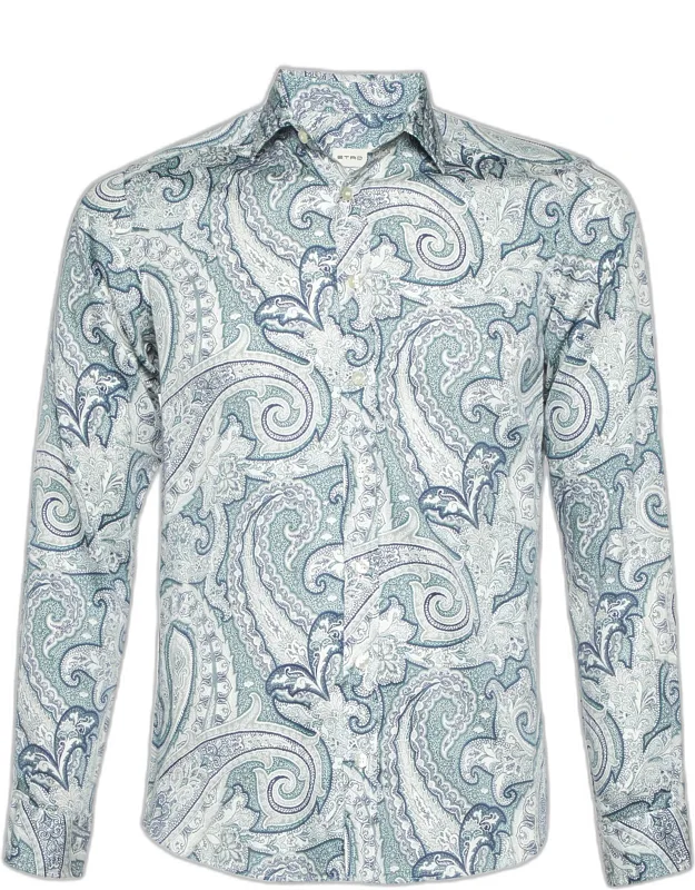 Paisley Print Cotton Full Sleeve Shirt