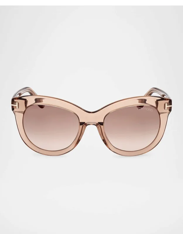 Odette Round Acetate Sunglasses
