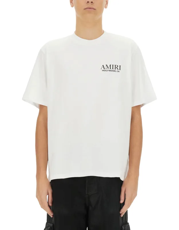 T-shirt With Logo, Made In Italy