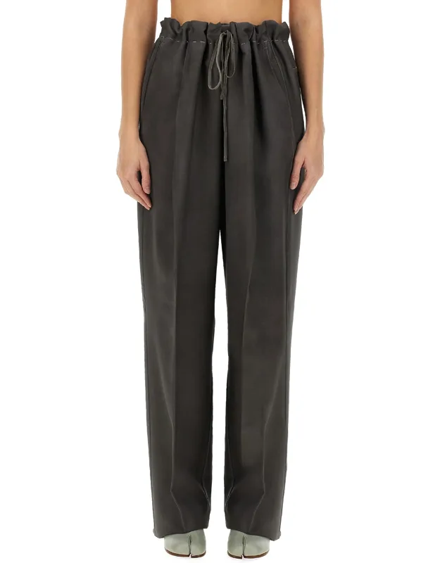 Wool And Mohair Pants, Oversize Fit