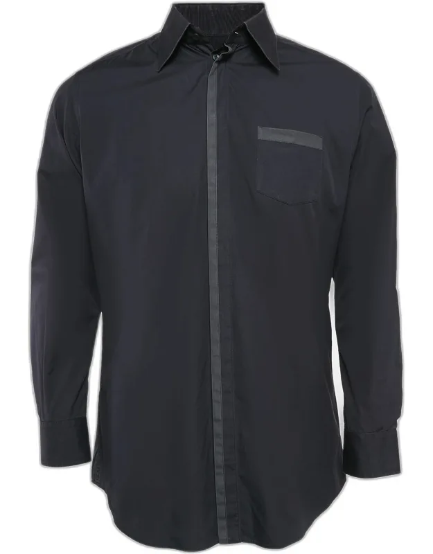 Gold Cotton Long Sleeve Shirt