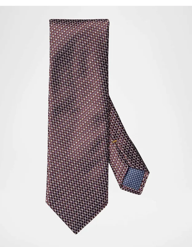 Woven Check Silk Tie