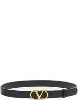 Vlogo Signature Leather Belt