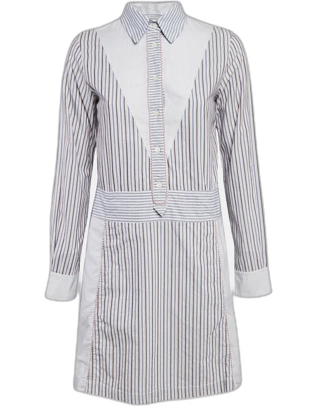 Stripe Cotton Mini Dress