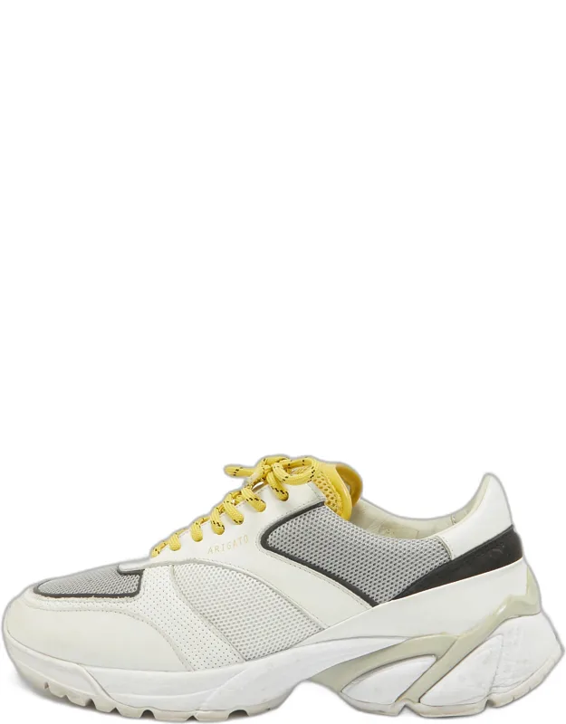 Multicolor Leather And Mesh Marathon Sneakers
