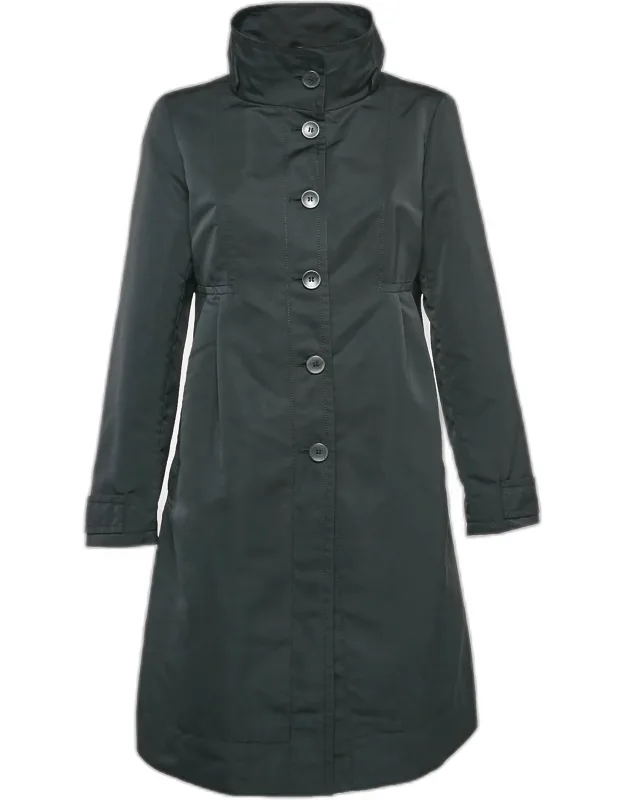 Pleated Mid-length Coat