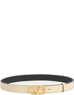 Vlogo Signature Leather Belt