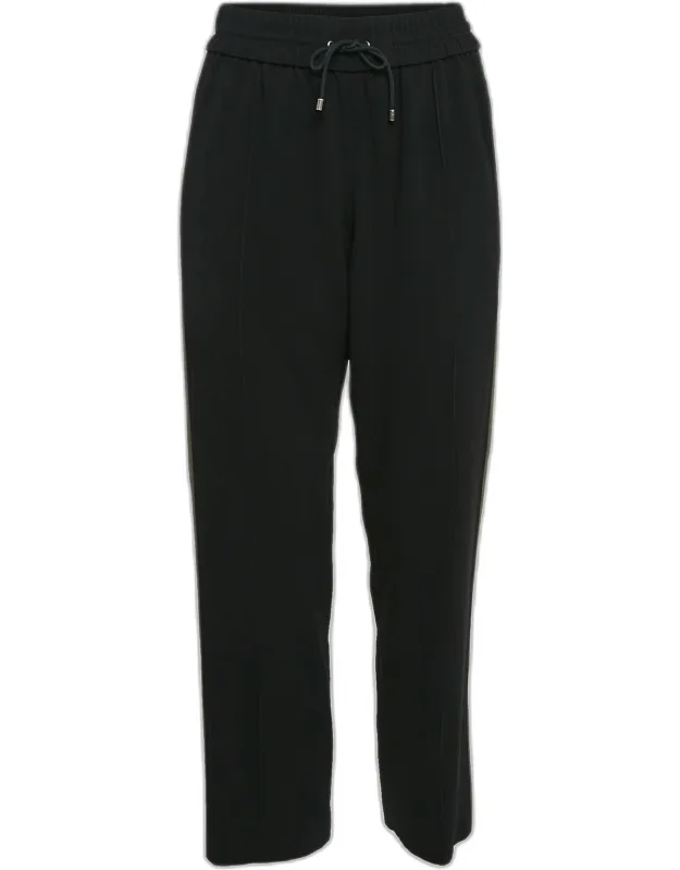 Side Stripe Crepe Tack Pants