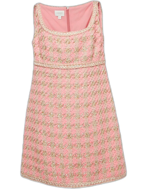 Lurex Tweed Sleeveless Mini Dress