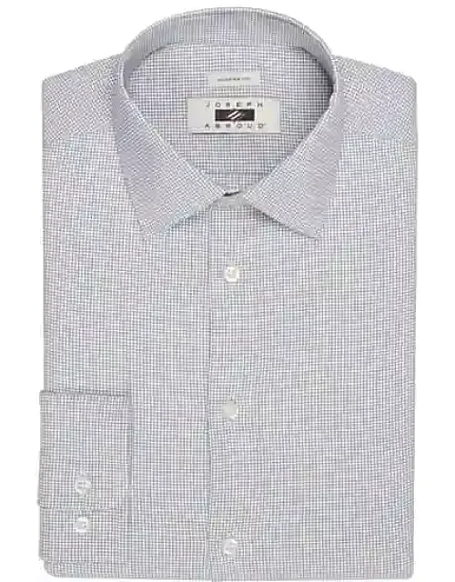 Modern Fit Performance Micro Grid Dress Shirt