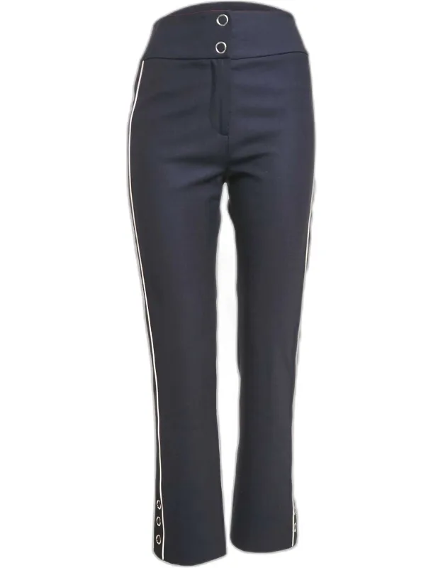 Side Stripe Gabardine Trousers