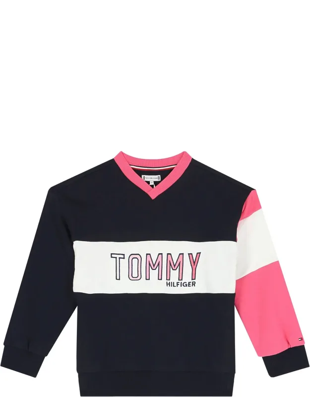 Colorblock Crewneck Sweatshirt