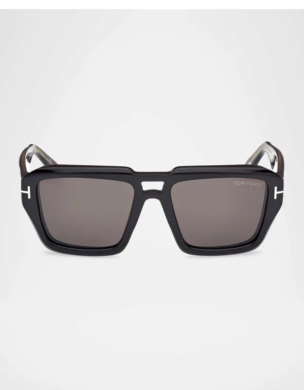 Acetate Rectangle Sunglasses