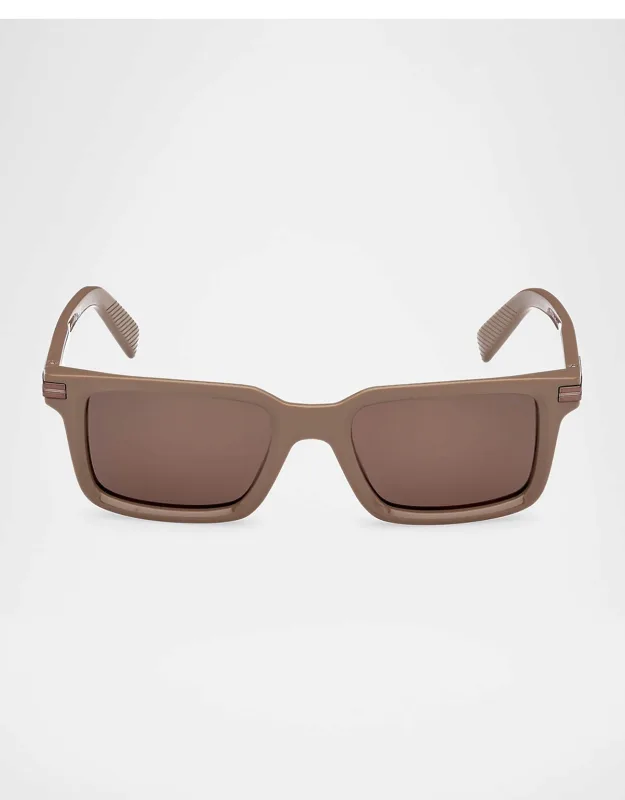 Rectangle Acetate Sunglasses