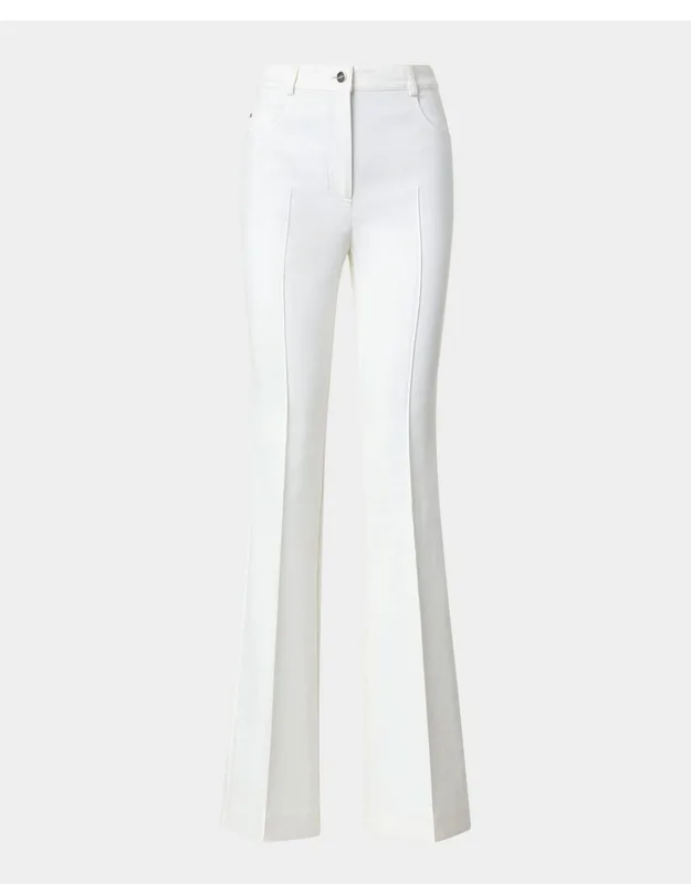 Bootcut Stretch Double Face Pants