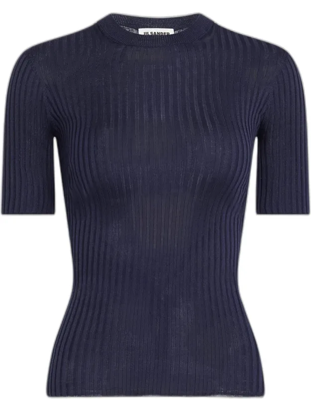 Ribbed T-shirt