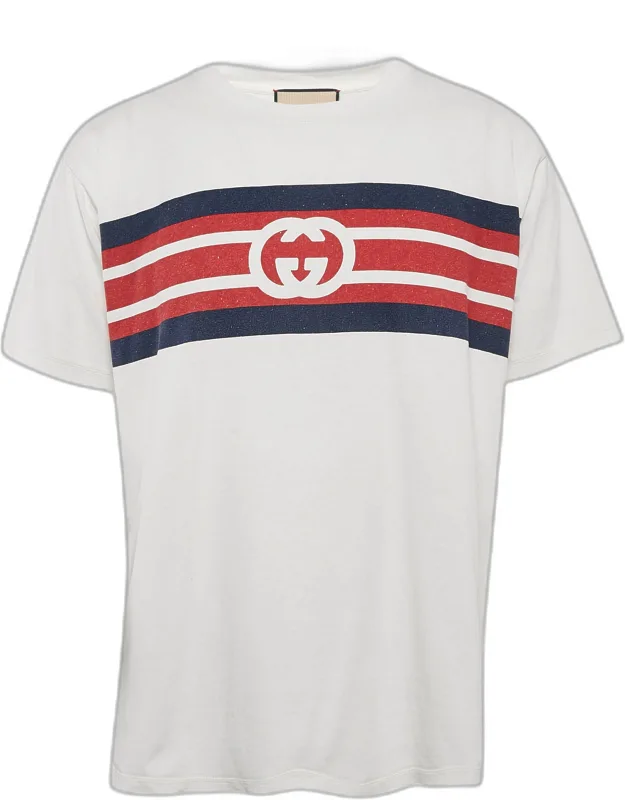Logo Print Jersey Crew Neck T-shirt