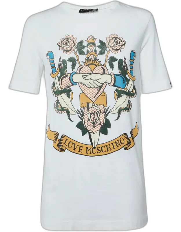 Printed Cotton Crew Neck T-shirt