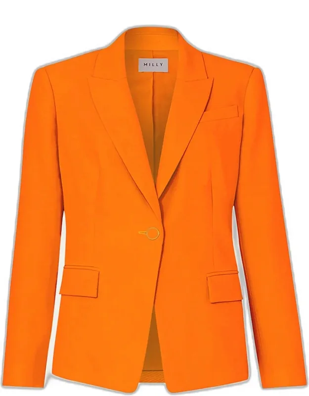 Avery Single-button Cady Blazer