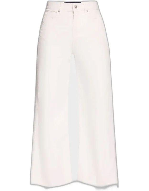 Crop High-rise Wide Jeans