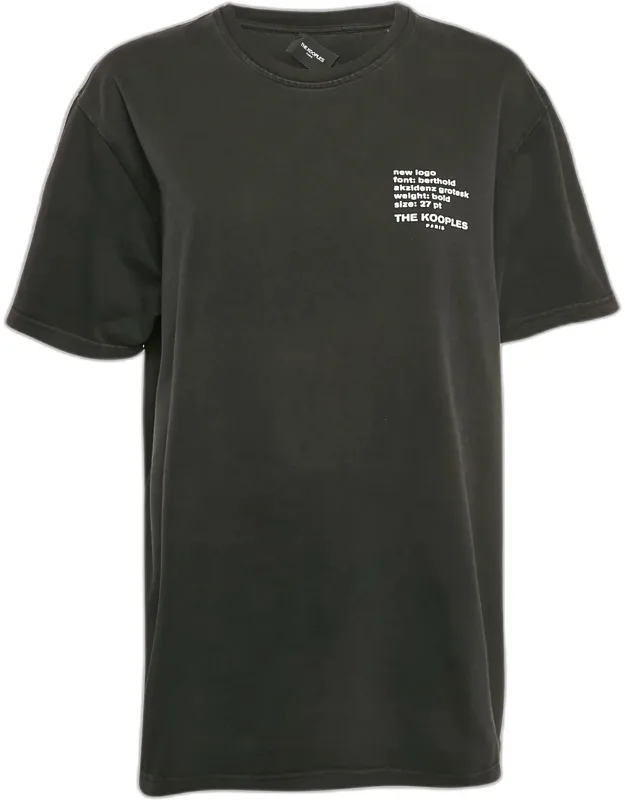 Logo Print Jersey Crew Neck T-shirt