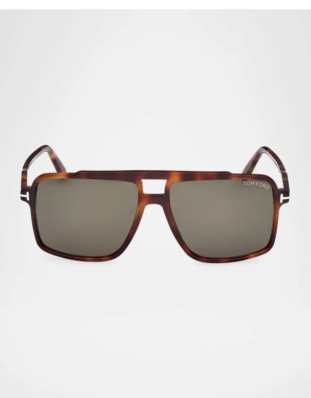 Kemp Acetate Rectangle Sunglasses