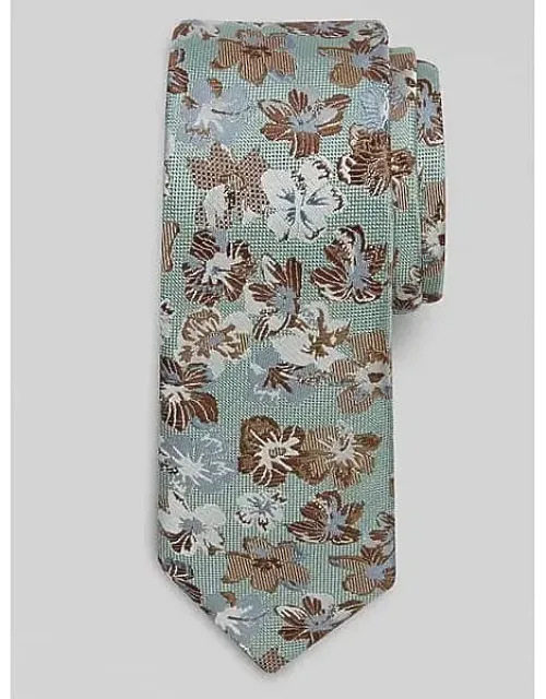 Floral Pattern Tie - Bold Statement Piece, Luxurious Microfiber Fabric
