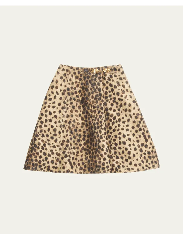 A-line Wool Skirt