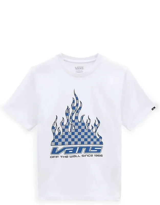 Reflective Checkerboard Flame T-shirt