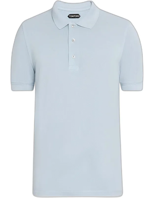Lyocell Pique Polo Shirt