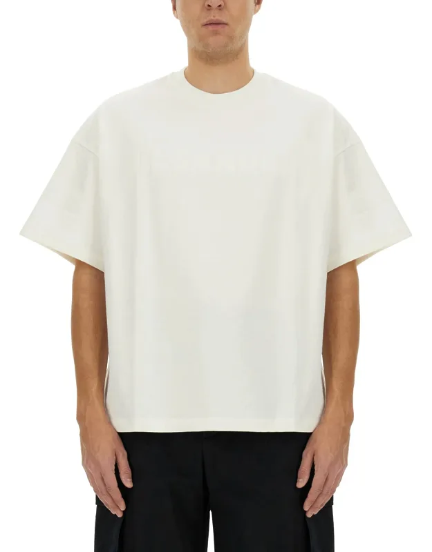 _jil Sander Cotton T-shirt Made In Italy 185 Cm Tall_