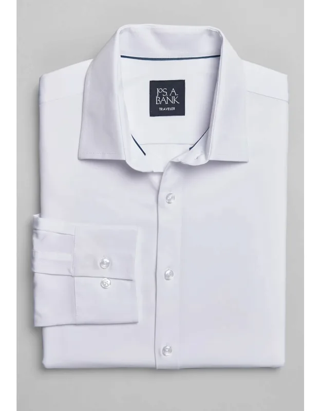 Traveler Performance 4 Way Stretch Long Sleeve Casual Shirt
