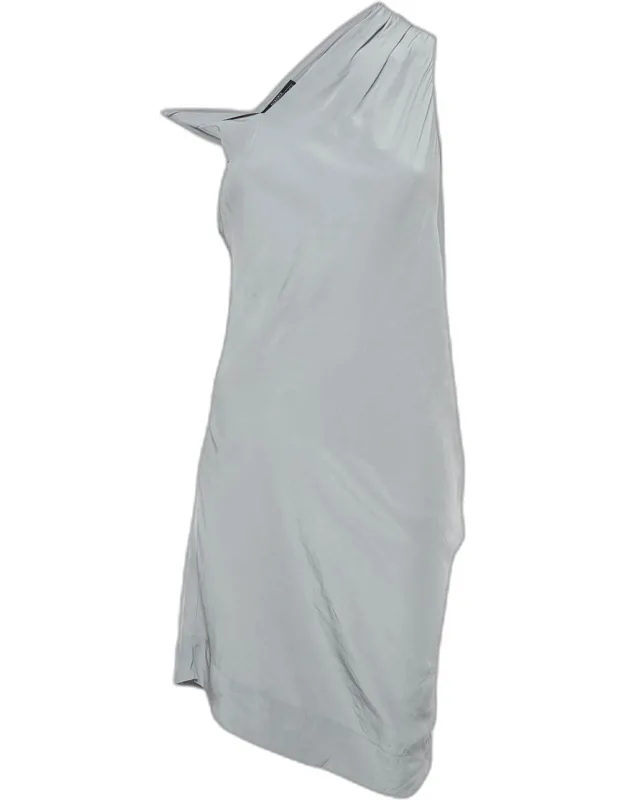 Asymmetric Sleeveless Midi Dress