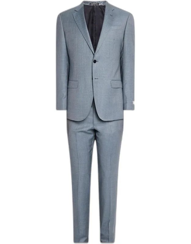 Wool-viscose Micro-dot Suit