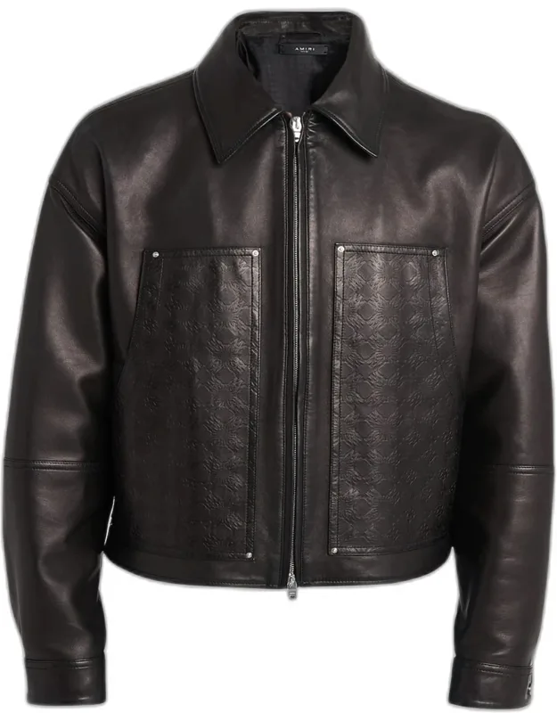 Quad Leather Work Jacket