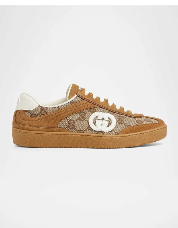 Canvas And Suede Sneakers