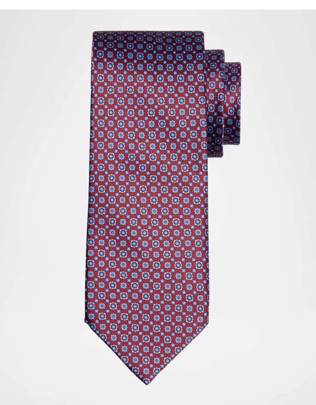 Micro-floral Silk Tie