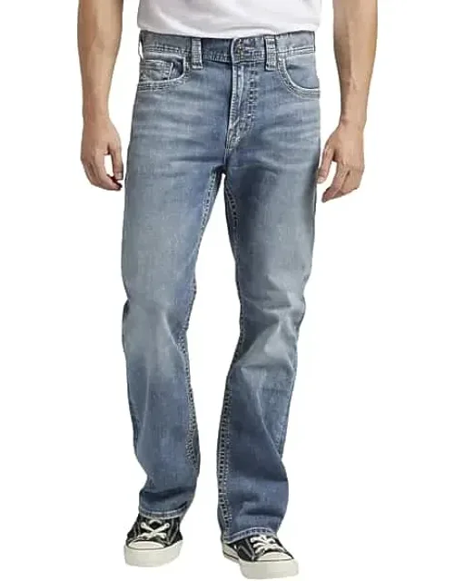 Classic Fit Boot Cut Washable Jeans