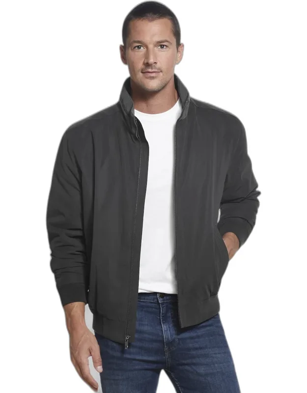 Weatherproof Tailored Fit Microfiber Fleece-lined Bomber Jacket