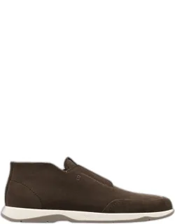 Echappee Suede Slip-on Boots
